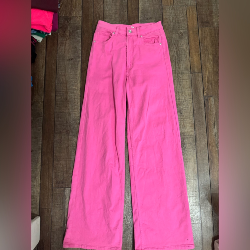 H&M Women's High Rise Jeans - Pink